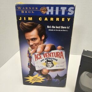 Vintage Vhs Ace Ventura Pet Detective Warner Bros Hits‎ Version